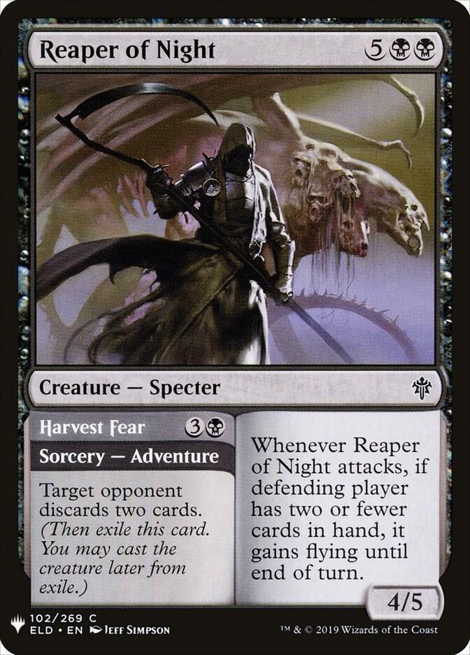 Reaper of Night // Harvest Fear #ELD-102 — The List