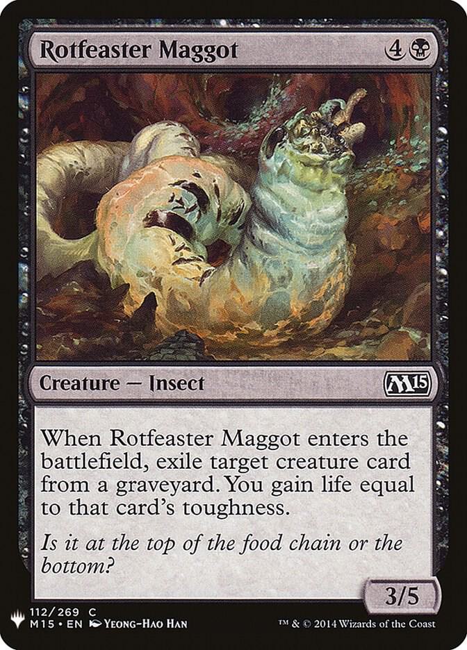 Rotfeaster Maggot #M15-112 — The List