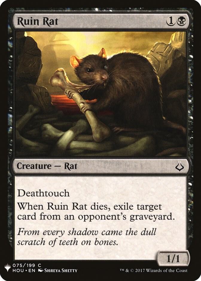 Ruin Rat #HOU-75 — The List