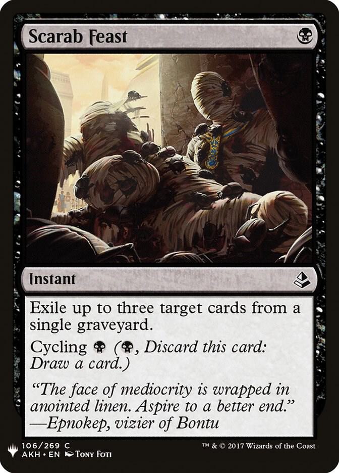 Scarab Feast #AKH-106 — The List