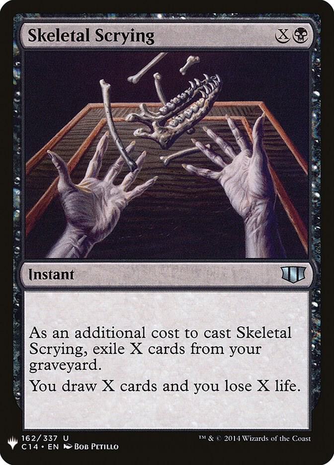 Skeletal Scrying #C14-162 — The List