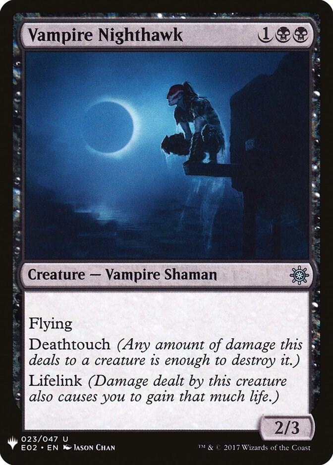 Vampire Nighthawk #E02-23 — The List