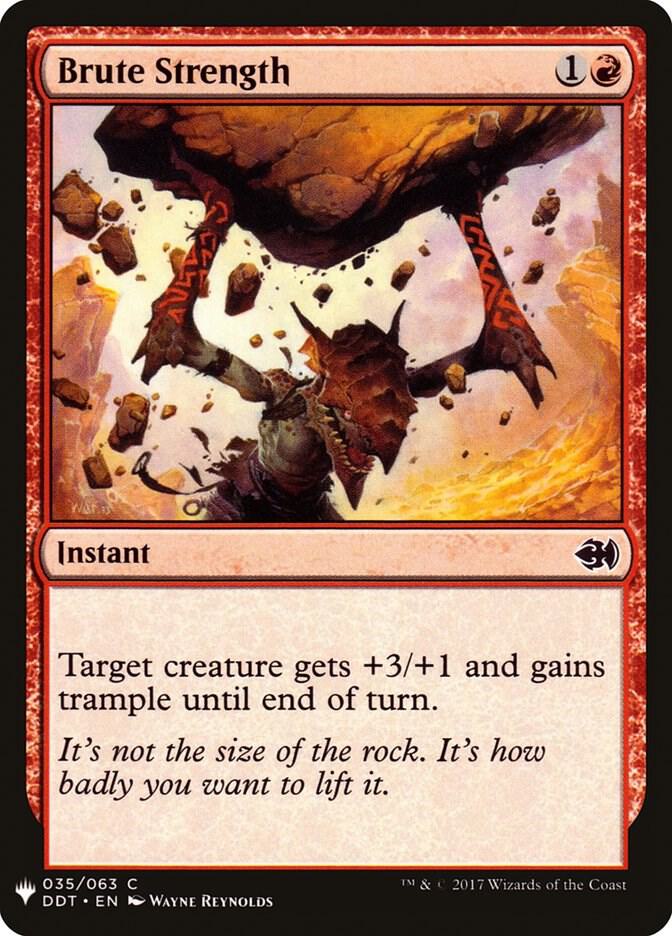 Brute Strength #DDT-35 — The List
