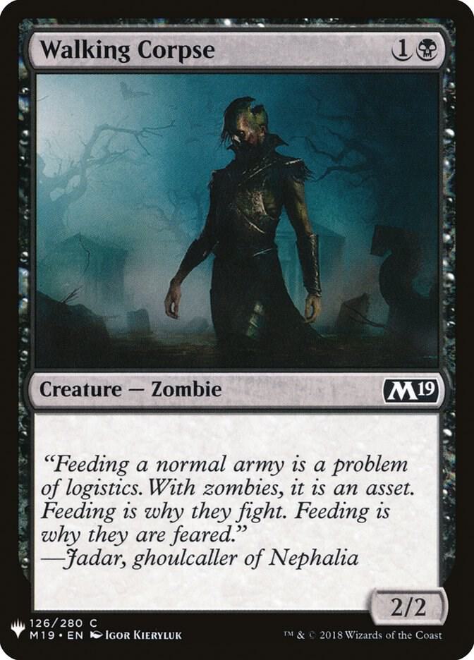 Walking Corpse #M19-126 — The List