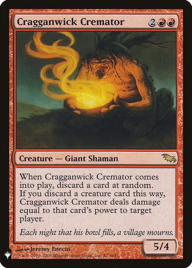 Cragganwick Cremator #SHM-87 — The List