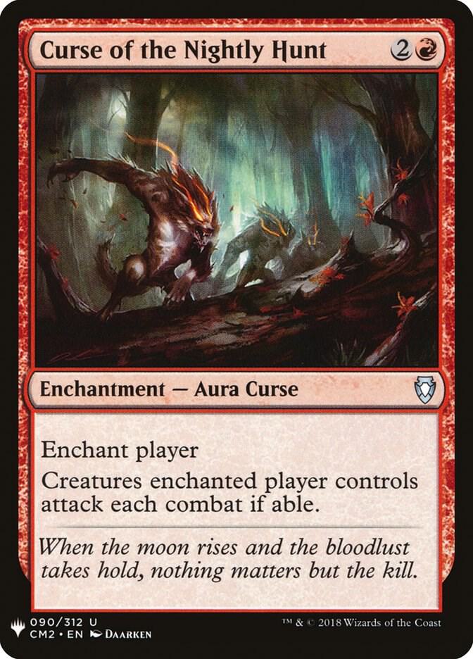 Curse of the Nightly Hunt #CM2-90 — The List