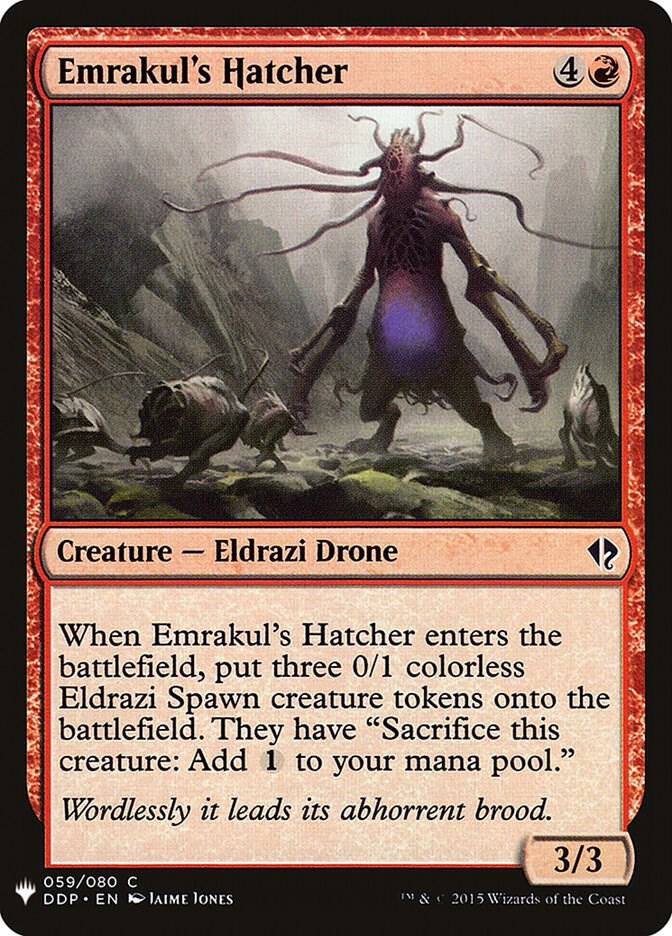 Emrakul's Hatcher #DDP-59 — The List