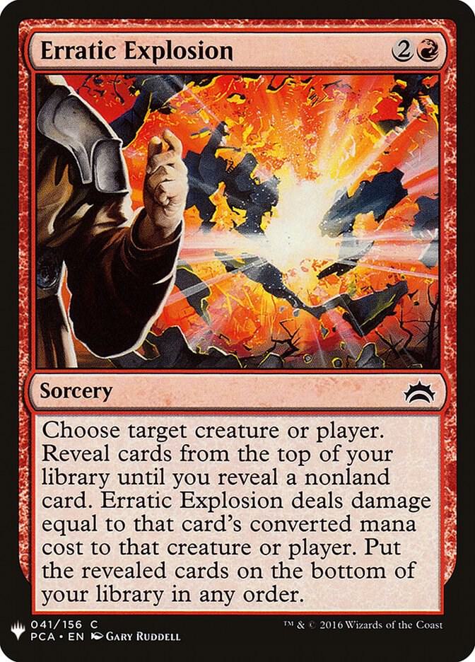 Erratic Explosion #PCA-41 — The List