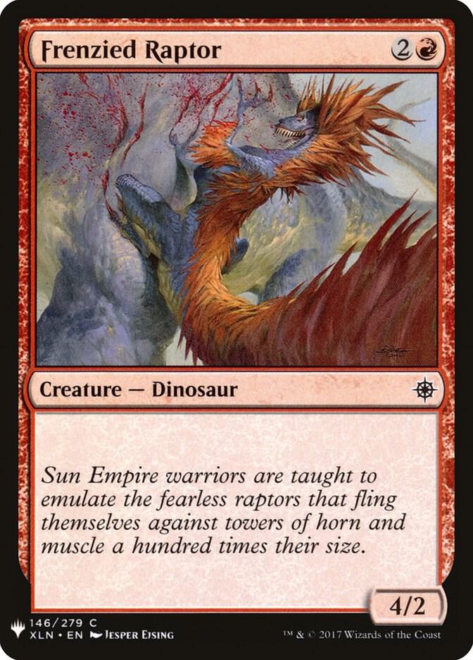 Frenzied Raptor #XLN-146 — The List