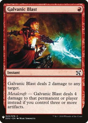 Galvanic Blast #45 – The List Reprints (Common)
