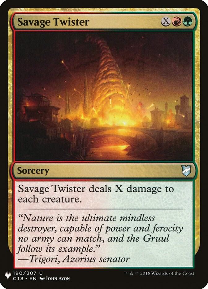 Savage Twister #C18-190 — The List