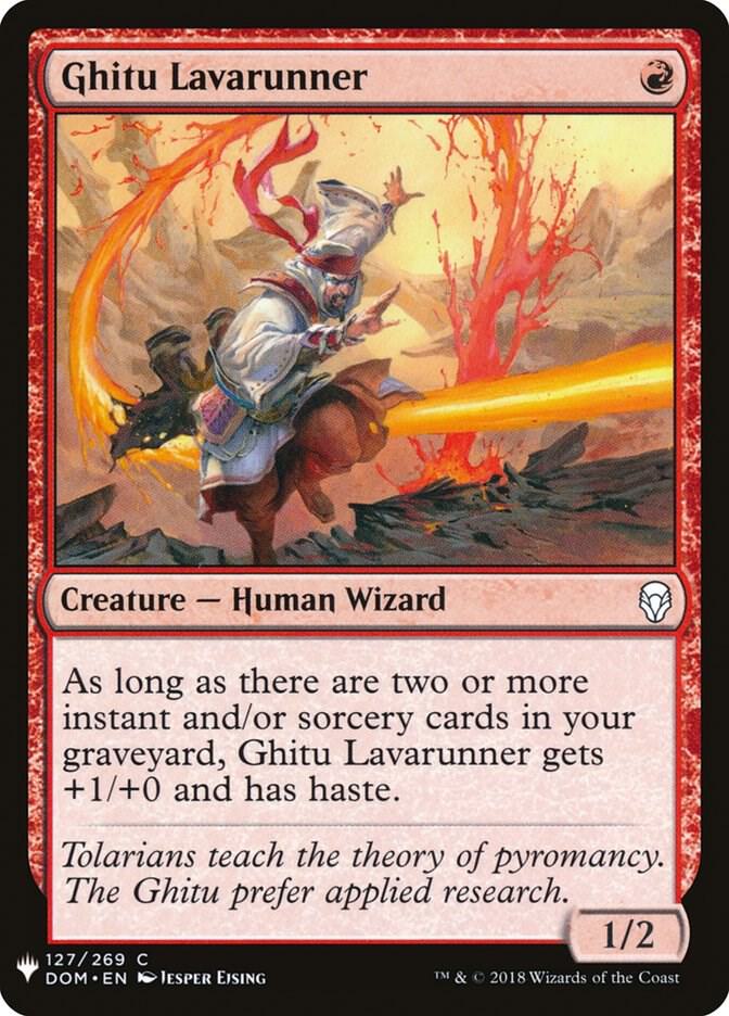 Ghitu Lavarunner #DOM-127 — The List