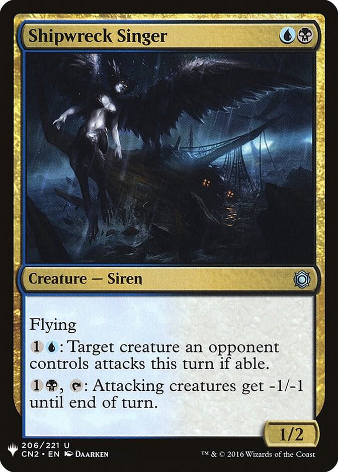 Shipwreck Singer #CN2-206 — The List