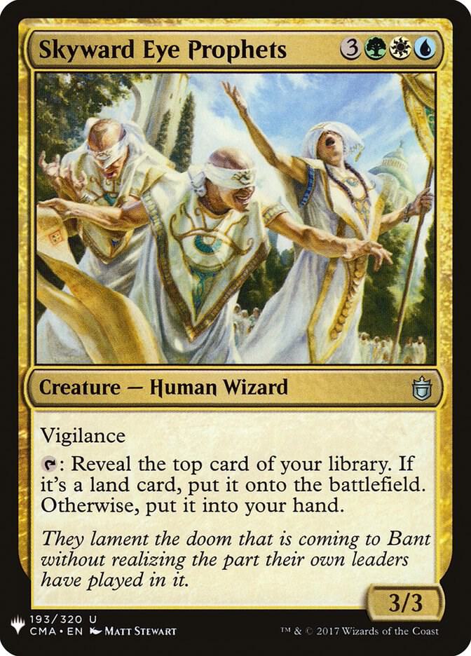 Skyward Eye Prophets #CMA-193 — The List