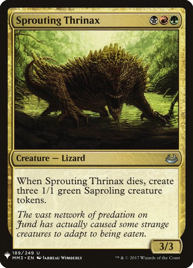 Sprouting Thrinax #MM3-189 — The List