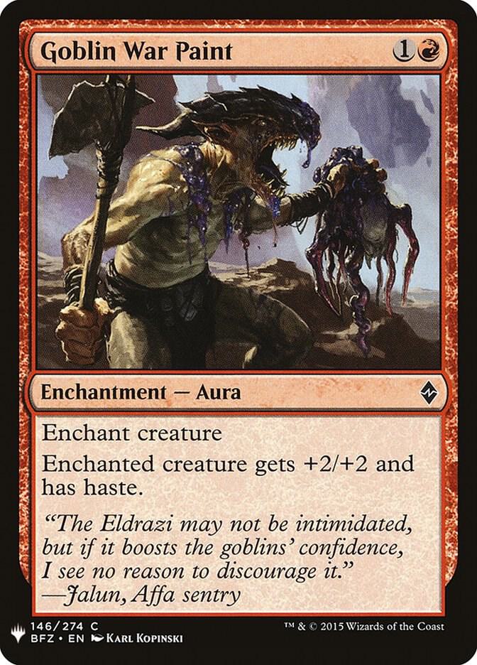 Goblin War Paint #BFZ-146 — The List