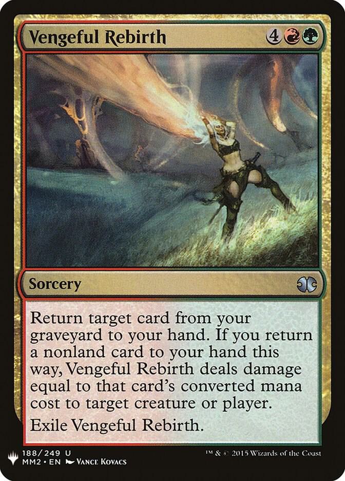 Vengeful Rebirth #MM2-188 — The List