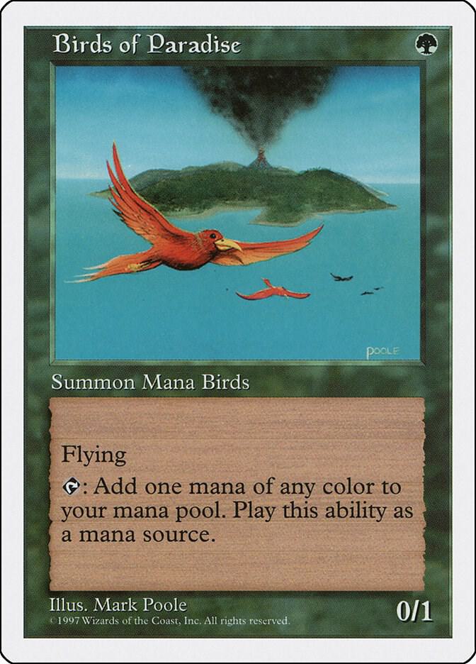 Birds of Paradise - Fifth Edition - Magic: The Gathering Birds of Paradise - Fifth Edition - Magic: The Gathering