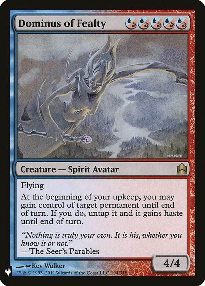Dominus of Fealty #CMD-194 — The List