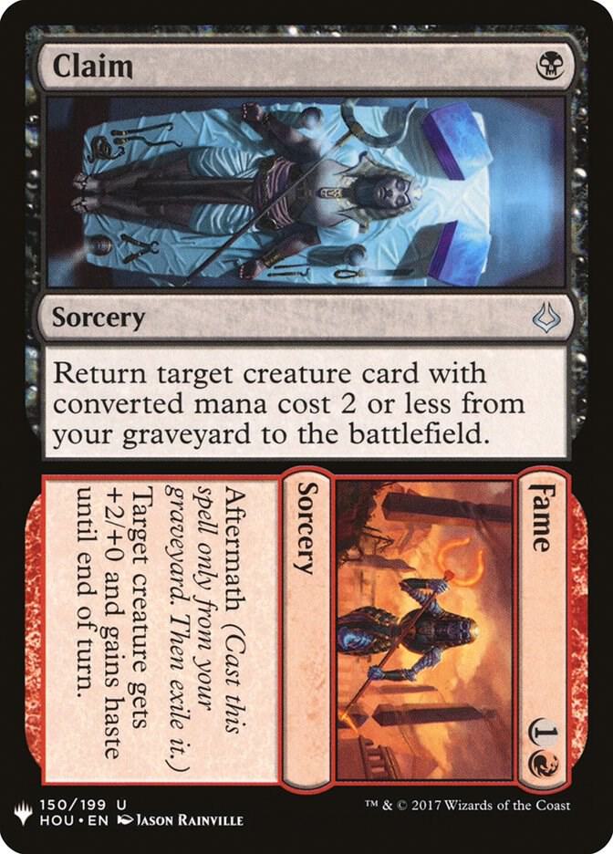 Claim // Fame #HOU-150 — The List