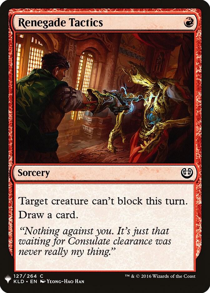 Renegade Tactics (KLD) - The List Reprints - Magic: The Gathering