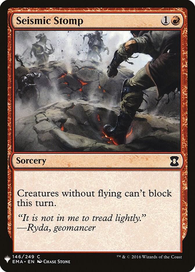 Seismic Stomp #EMA-146 — The List