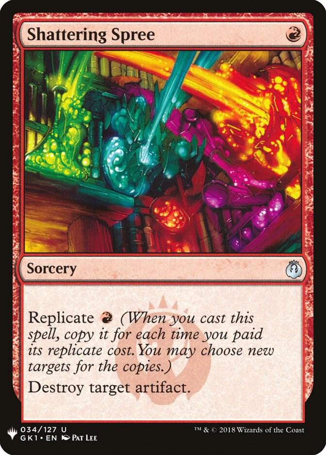 Shattering Spree - The List Reprints - Magic: The Gathering Shattering Spree - The List Reprints - Magic: The Gathering