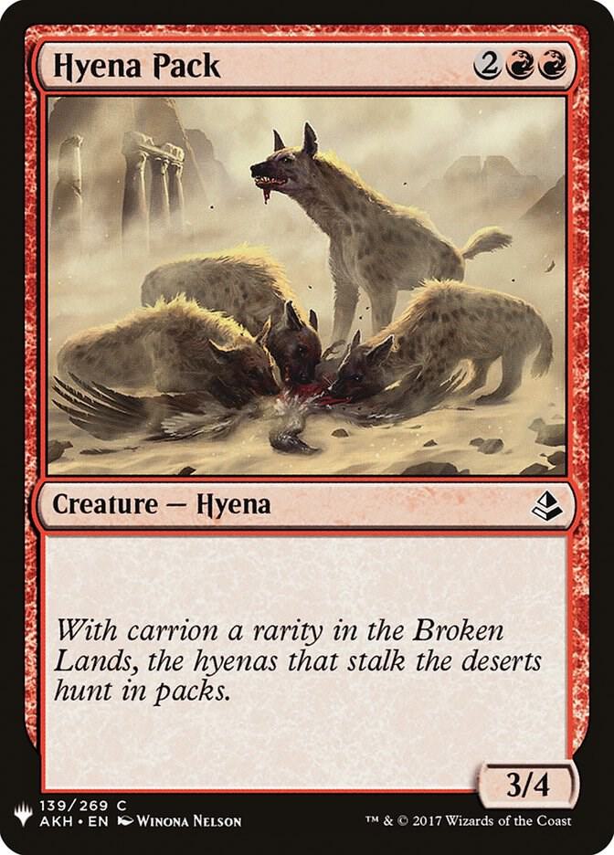 Hyena Pack #AKH-139 — The List