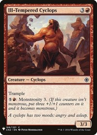 Ill-Tempered Cyclops - The List Reprints - Magic: The Gathering card