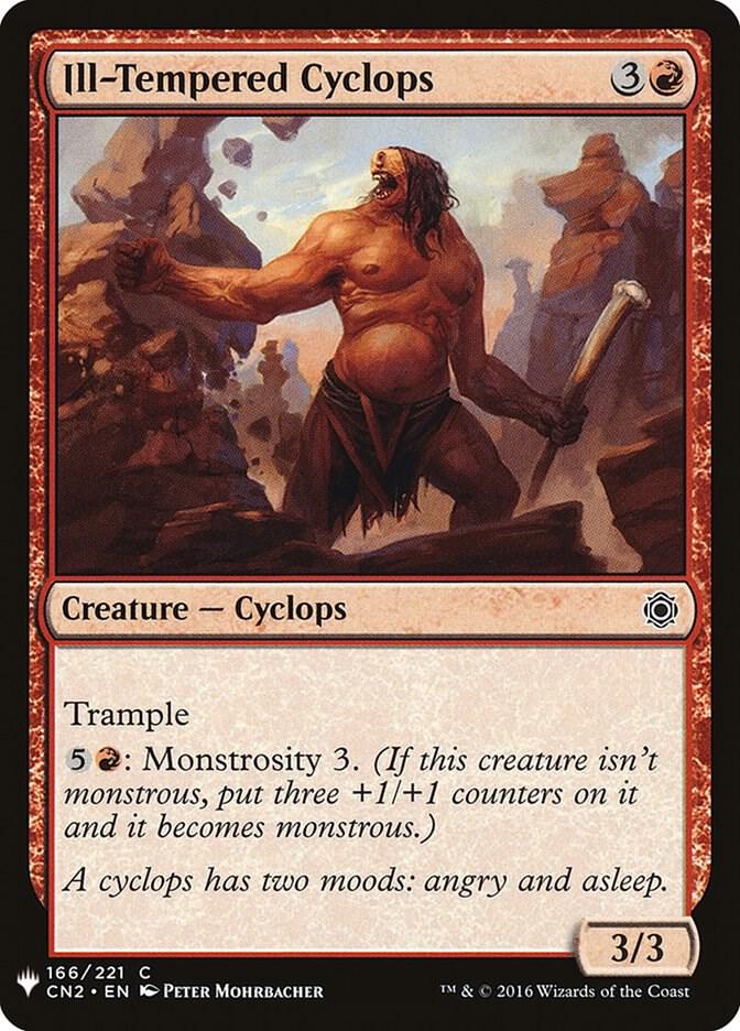 Ill-Tempered Cyclops #CN2-166 — The List