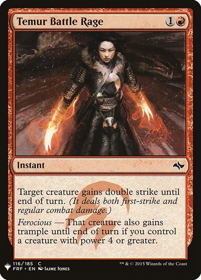 Temur Battle Rage FRF