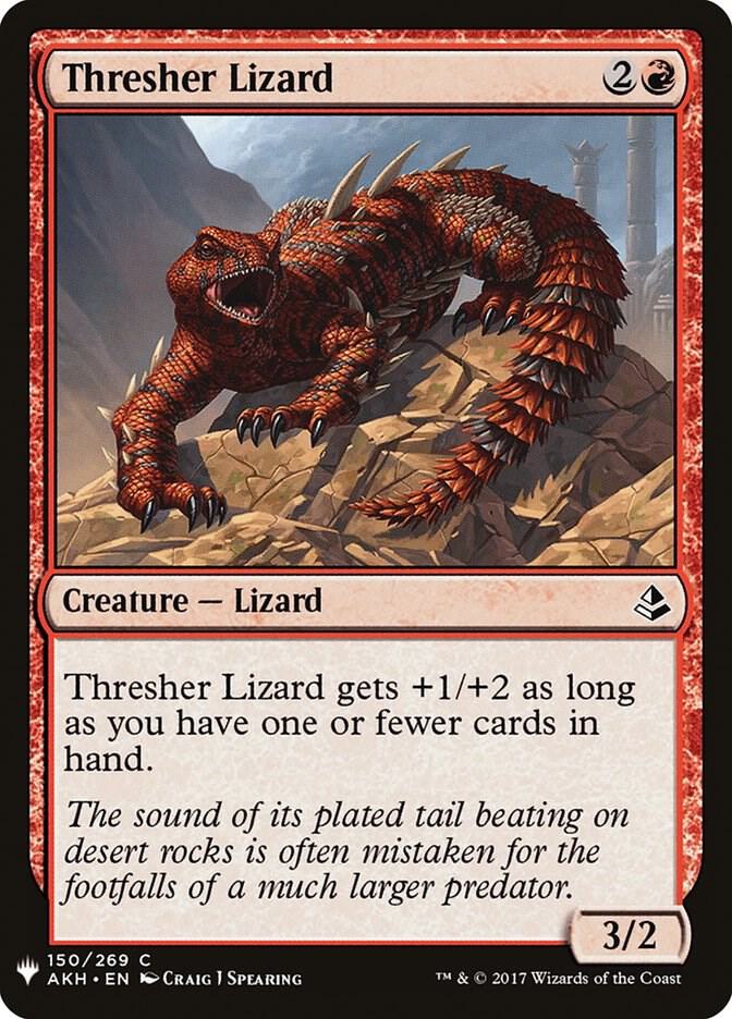Thresher Lizard #AKH-150 — The List