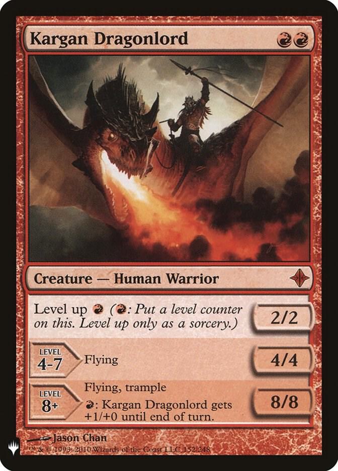 Kargan Dragonlord #ROE-152 — The List