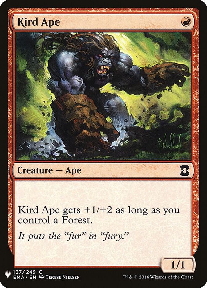 Kird Ape #EMA-137 — The List
