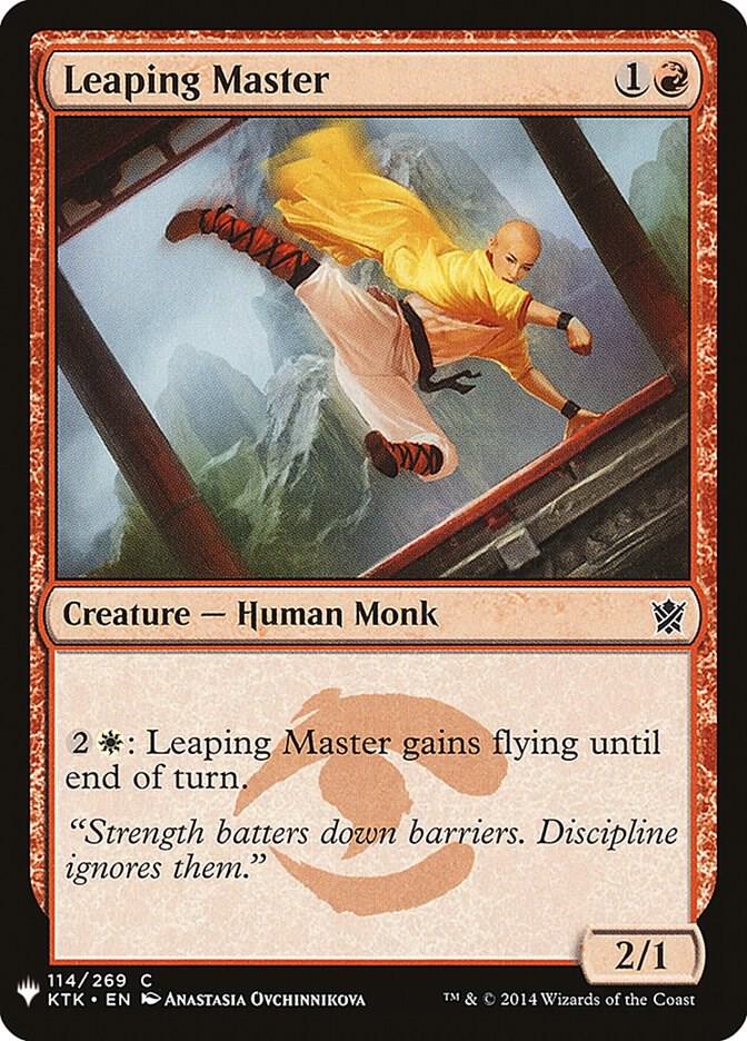 Leaping Master #KTK-114 — The List
