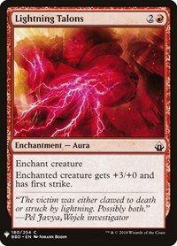 Lightning Talons (The List Reprints)
