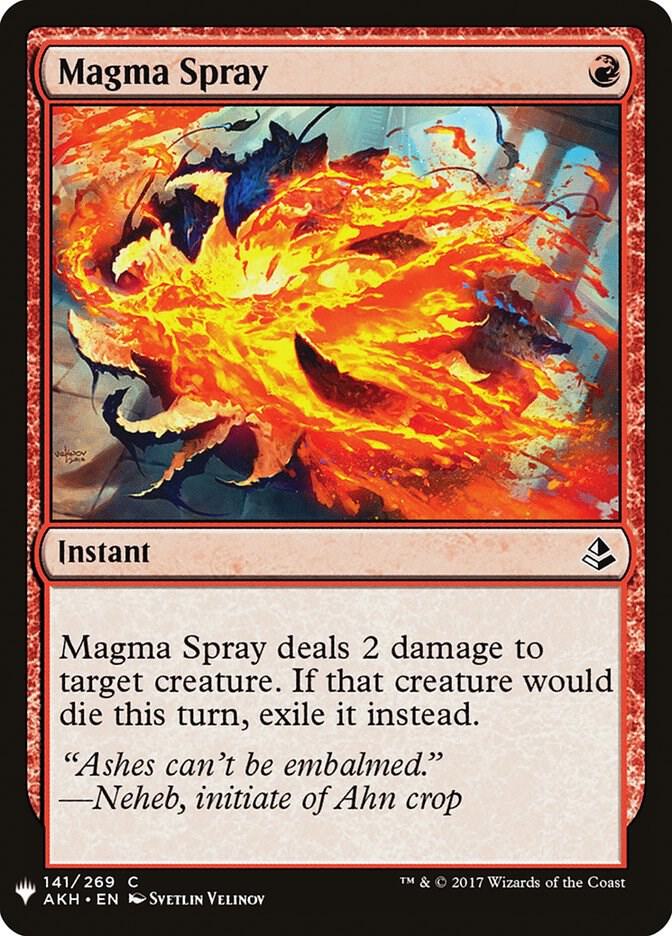 Magma Spray #AKH-141 — The List