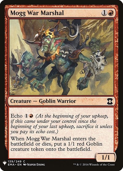 Mogg War Marshal EMA