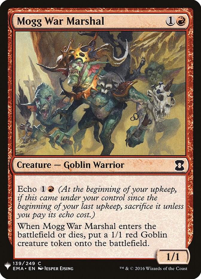 Mogg War Marshal #EMA-139 — The List