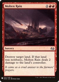 Molten Rain (The List Reprints)