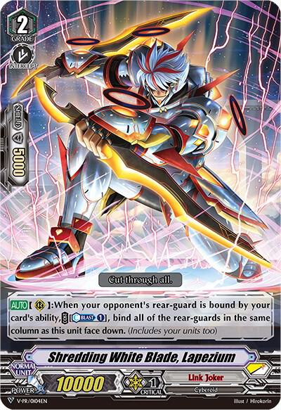 Shredding White Blade, Lapezium
