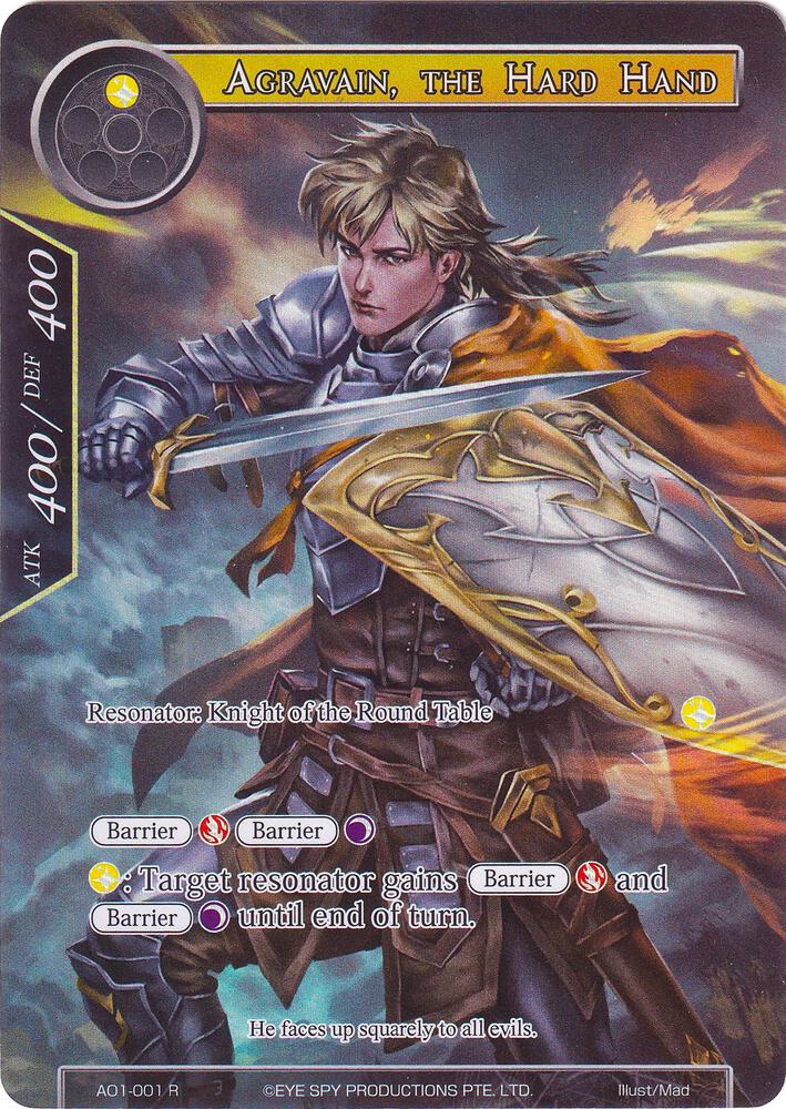 Agravain, the Hard Hand (Full Art) - Alice Origin - Force of Will