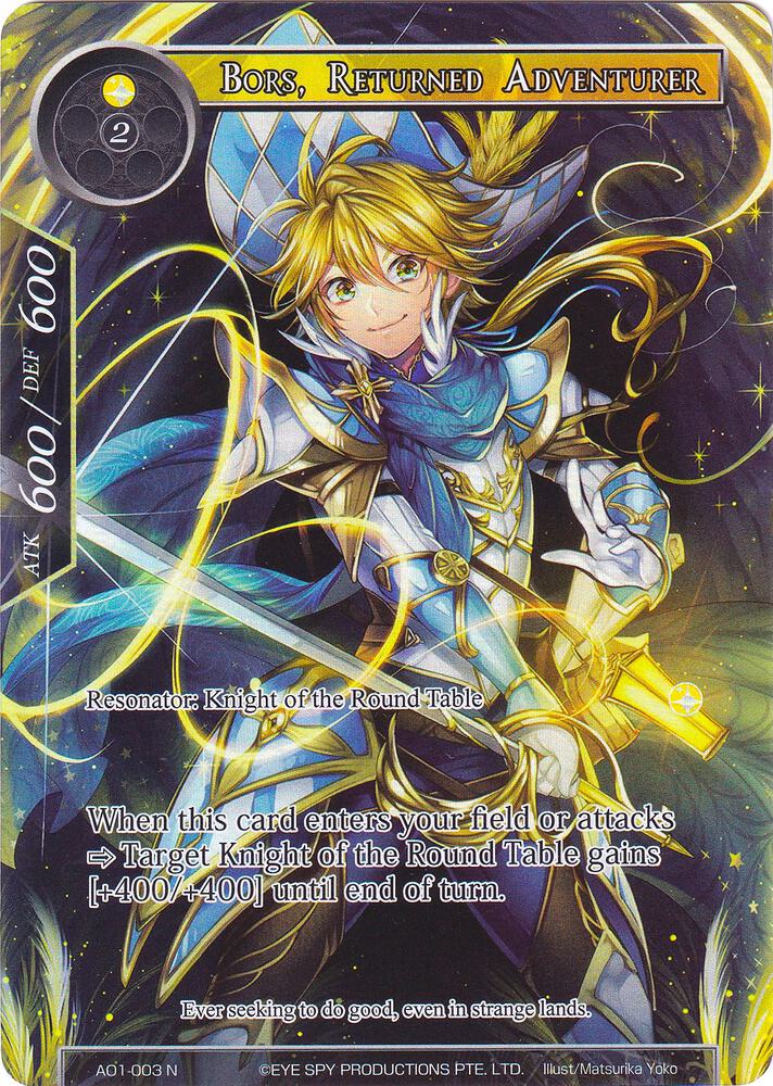 Bors, Returned Adventurer (Full Art)