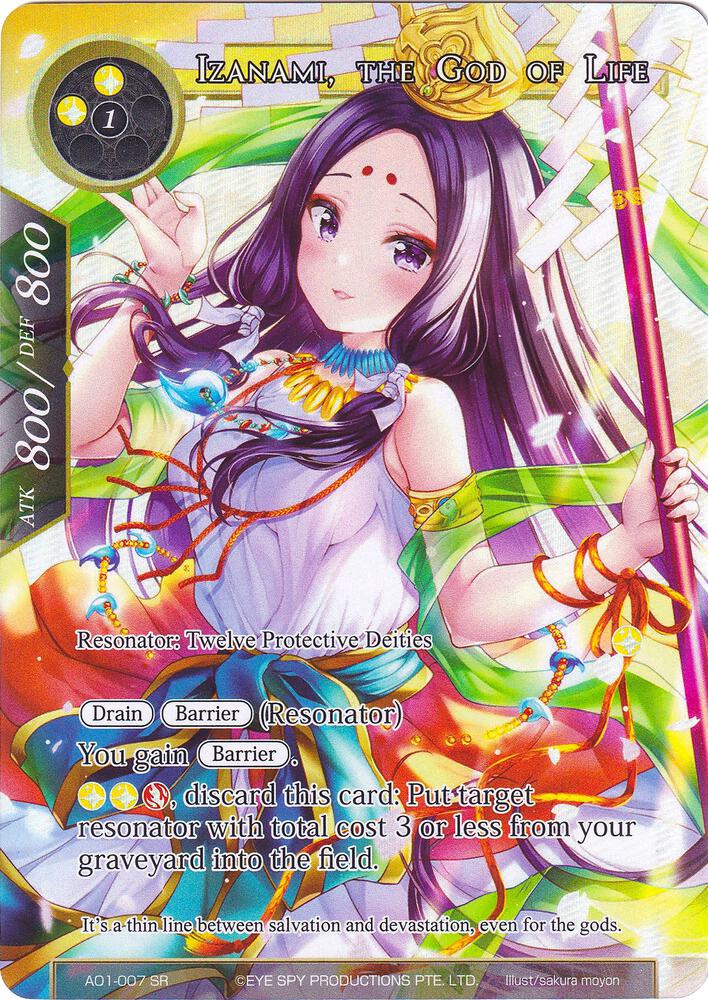 Izanami, the God of Life (Full Art) - Alice Origin - Force of Will