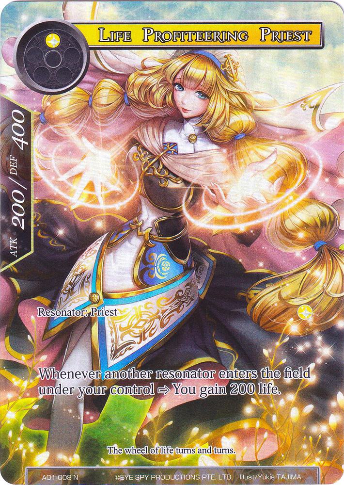 Life Profiteering Priest (Full Art)