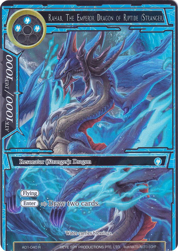 Rahab, The Emperor Dragon of Riptide (Stranger) (Full Art)