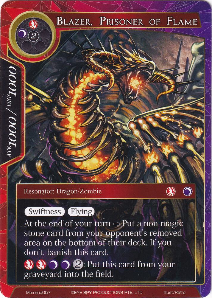 Blazer, Prisoner of Flame