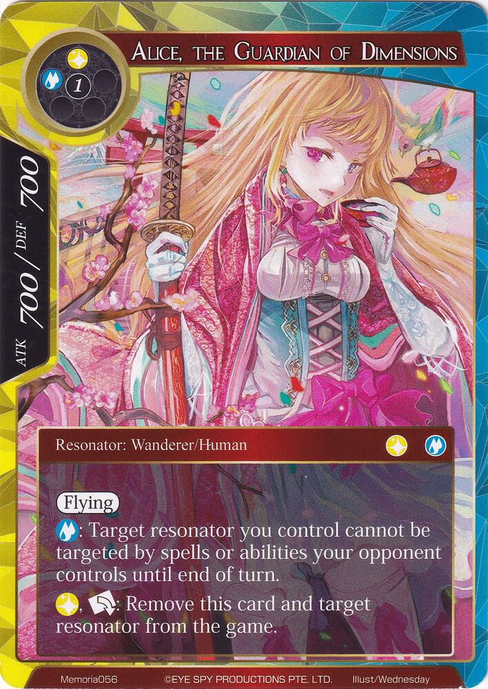 Alice, the Guardian of Dimensions