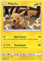 Pikachu card art