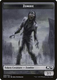 Zombie // Wolf Double-Sided Token